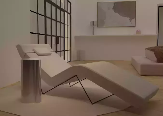 Luxurious Chaise Lounge - Indoor Furniture