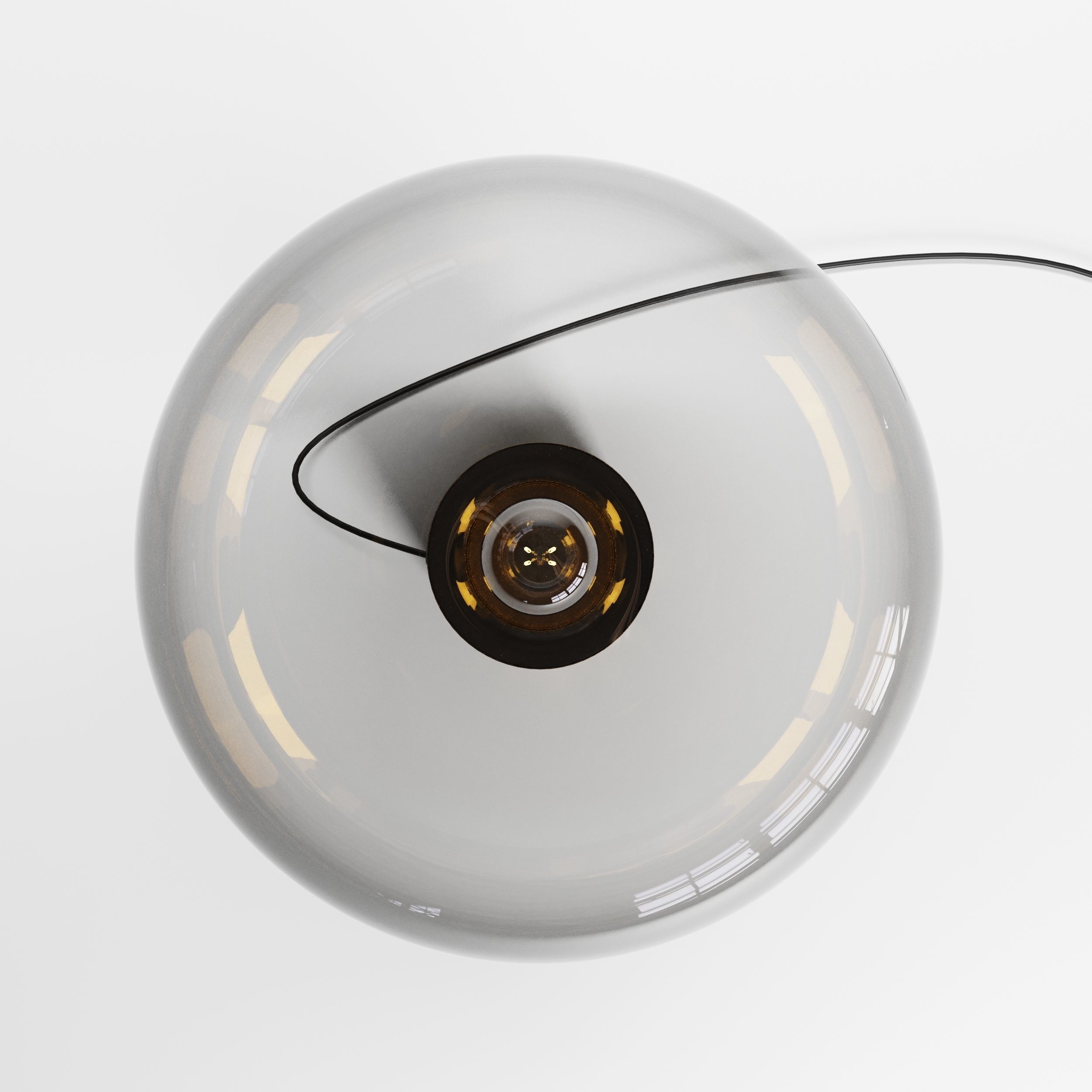 Mushroom table lamp 3D model_2