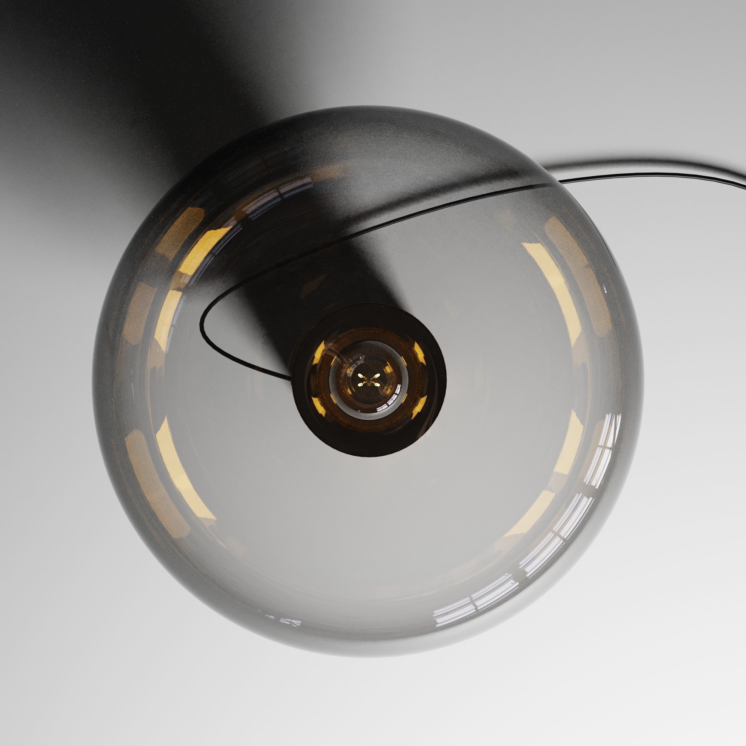 Mushroom table lamp 3D model_1