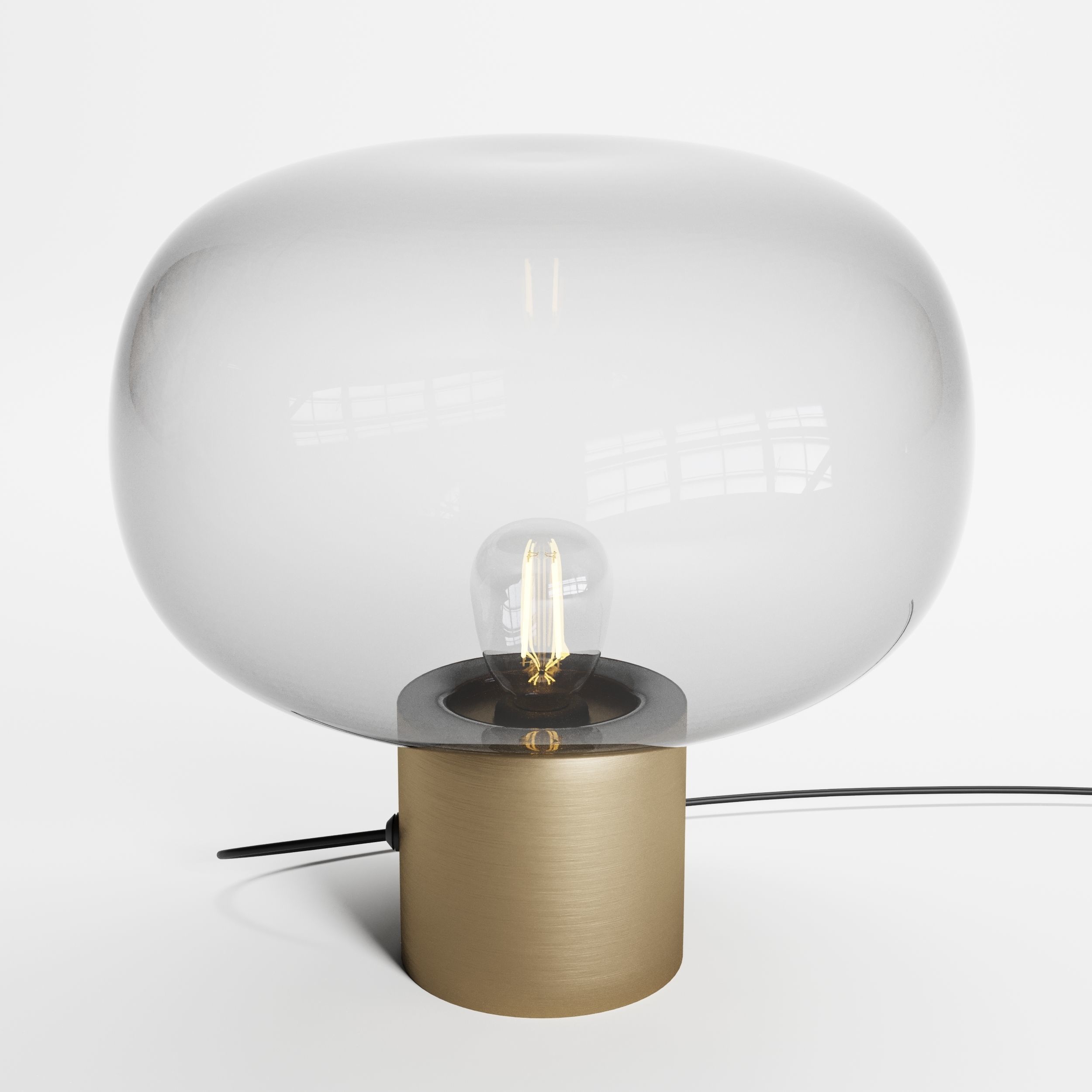 Mushroom table lamp 3D model_4