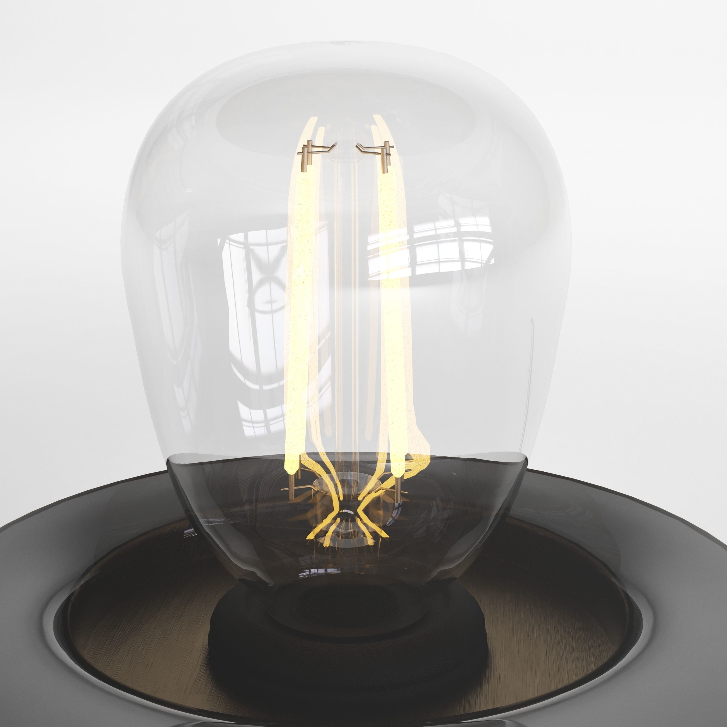 Mushroom table lamp 3D model_5