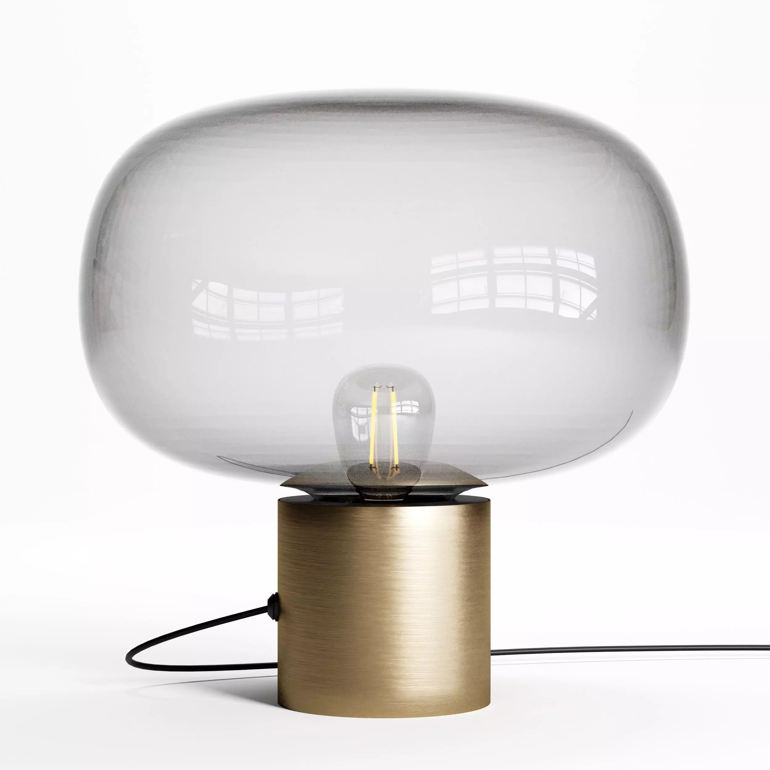 Mushroom table lamp 3D model_0