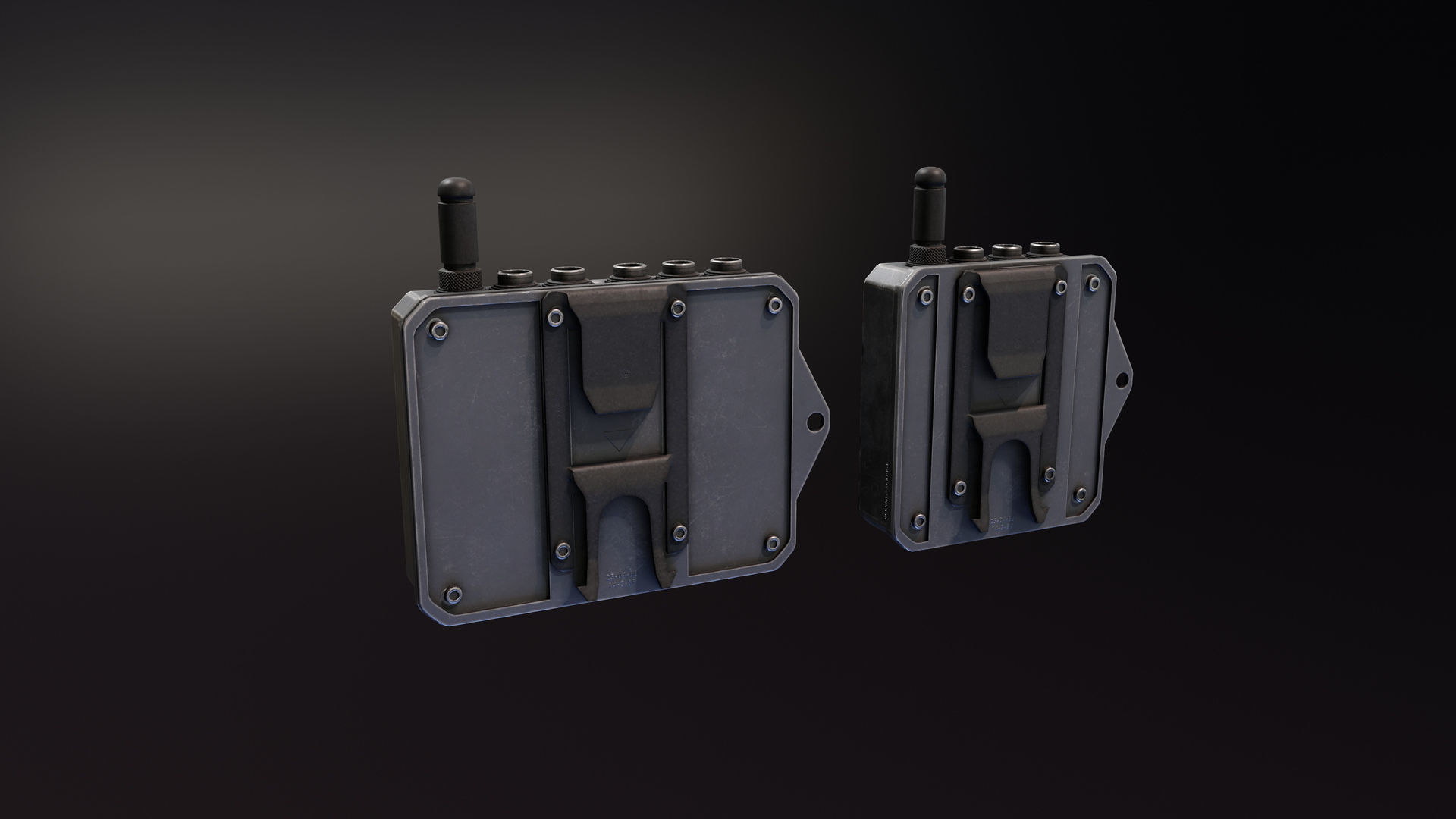 Tomahawk KxM Expansion Module Low-poly 3D model_1