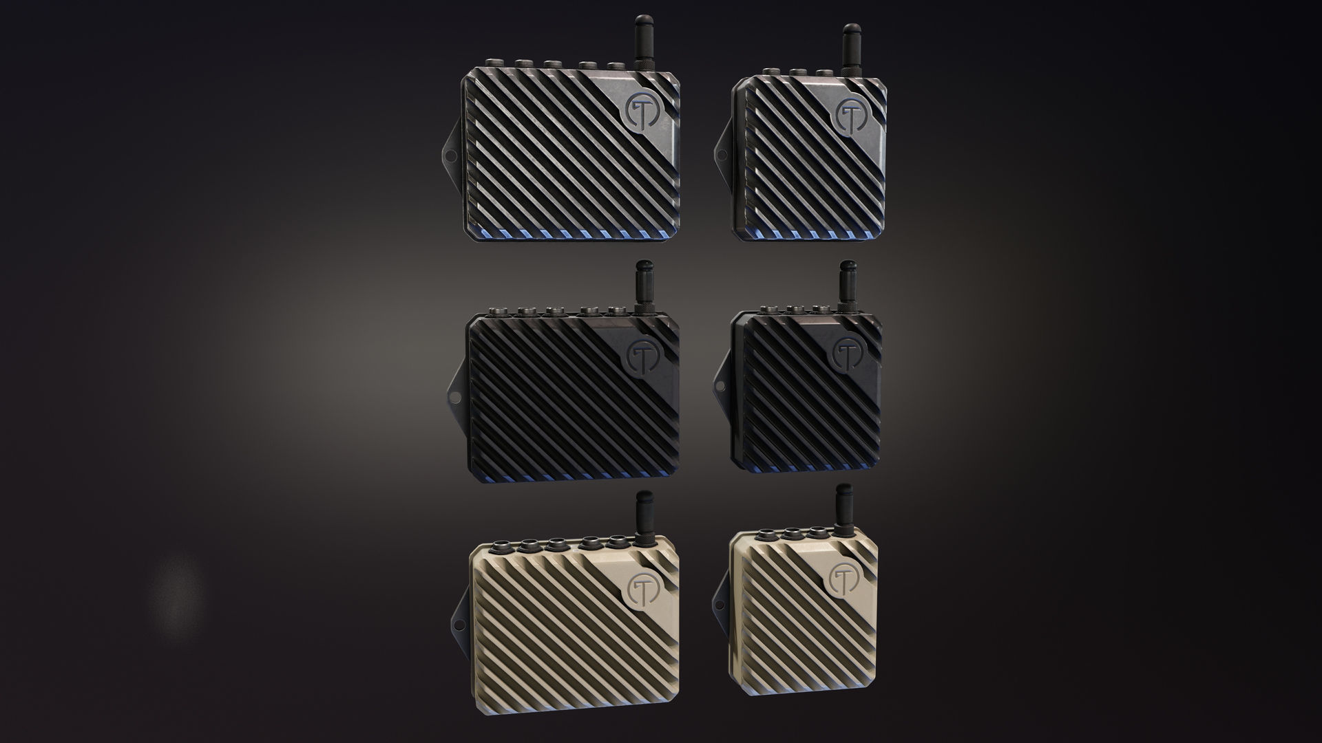 Tomahawk KxM Expansion Module Low-poly 3D model_4