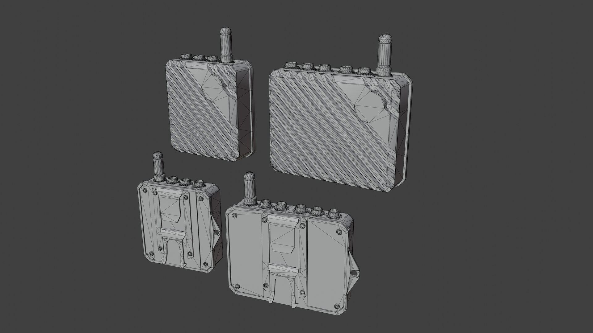 Tomahawk KxM Expansion Module Low-poly 3D model_5