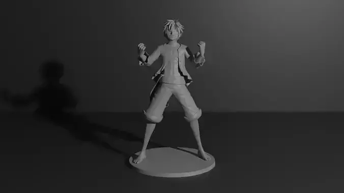 Monkey D Luffy One piece 3D print model 3D print model