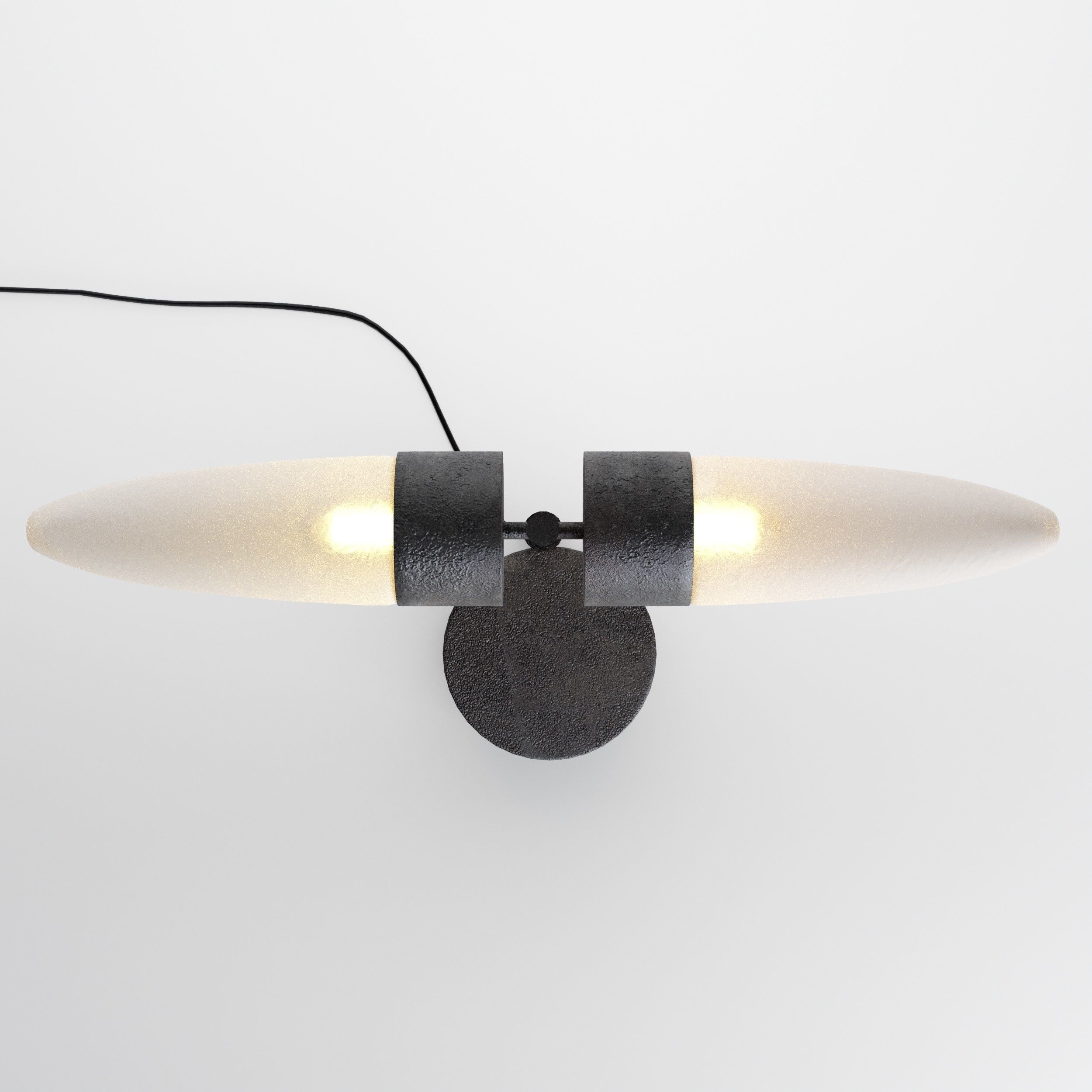 Bull Table Lamp 3D model_4