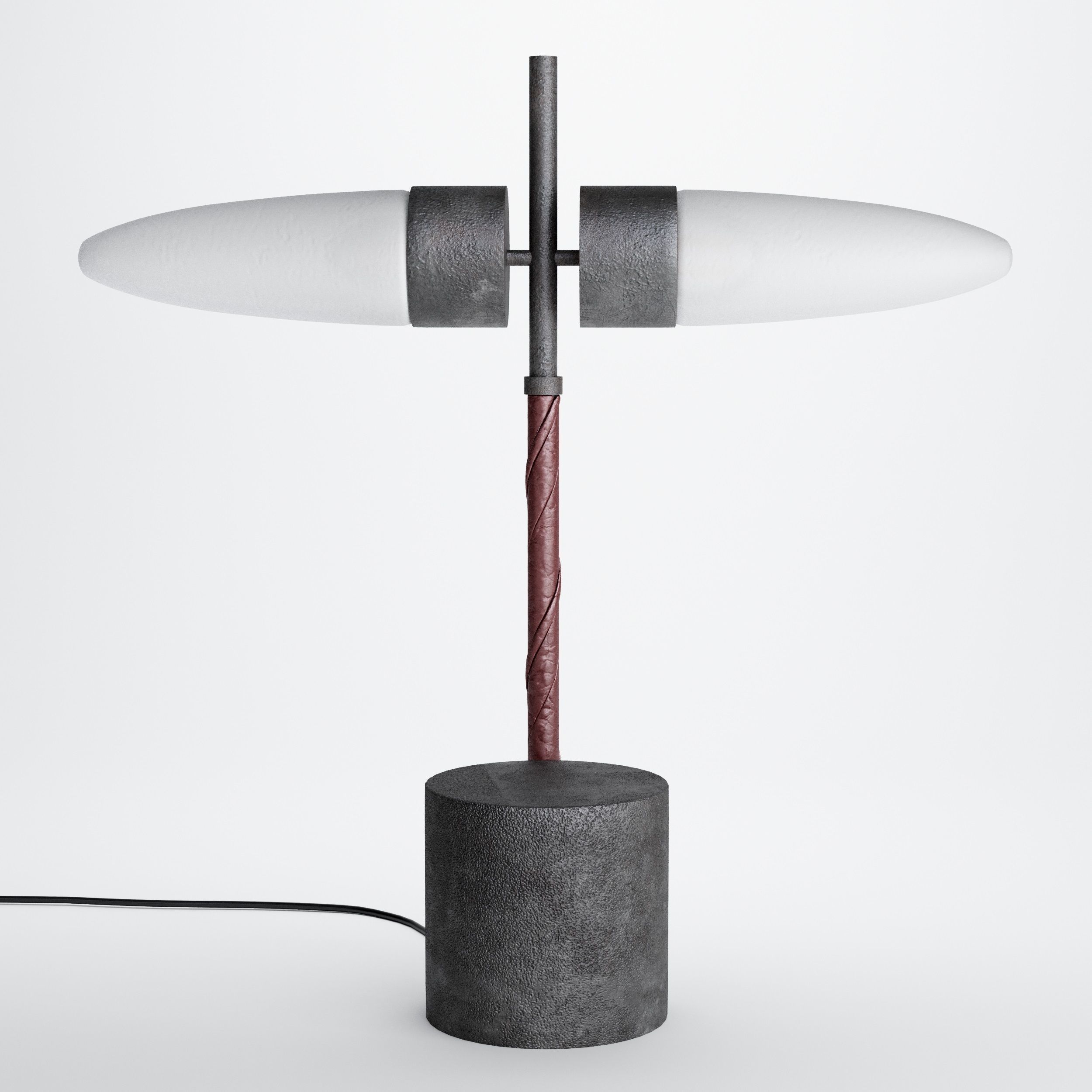 Bull Table Lamp 3D model_1