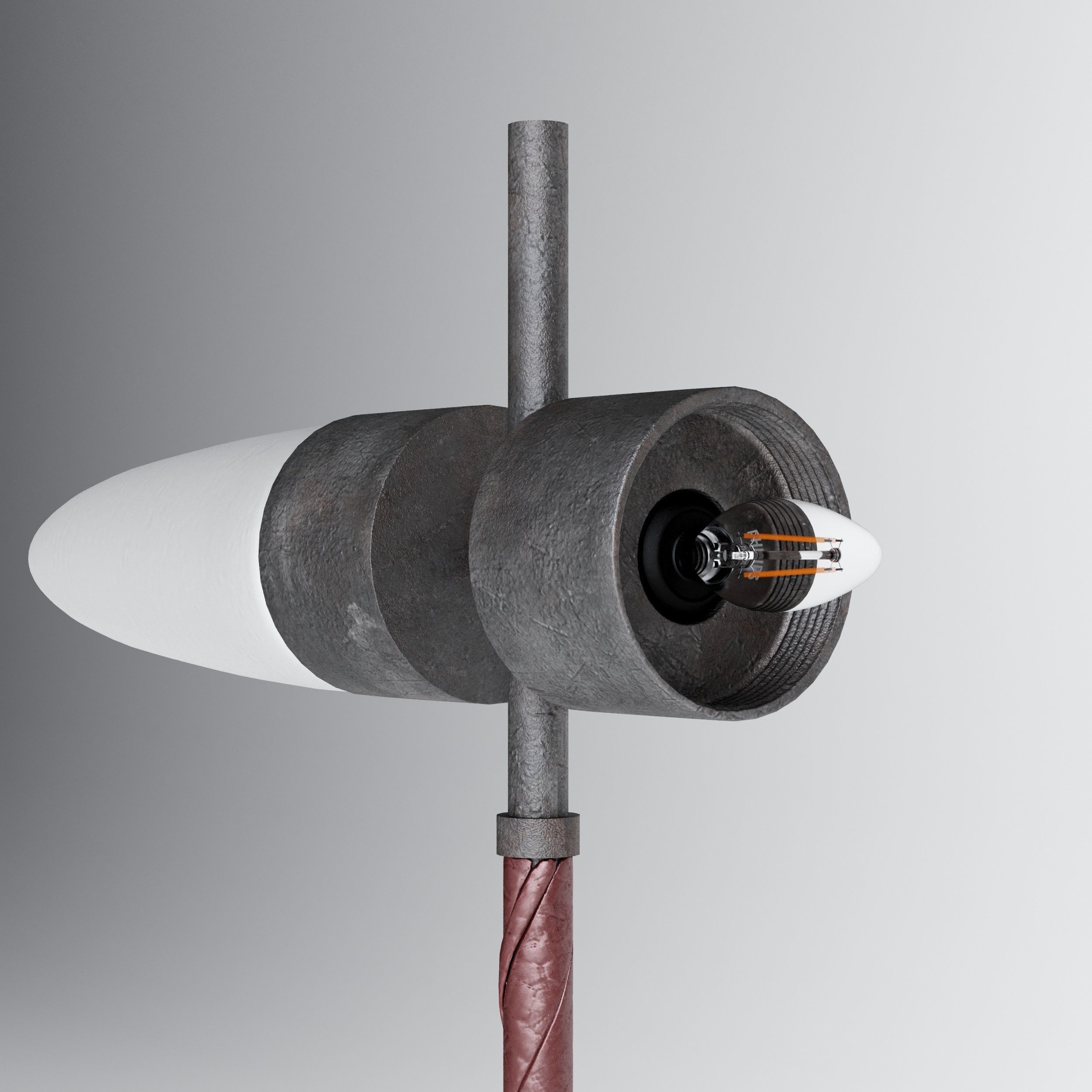 Bull Table Lamp 3D model_8