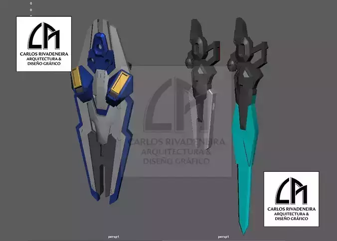 AERIAL BEAM BLASTER 3D print model