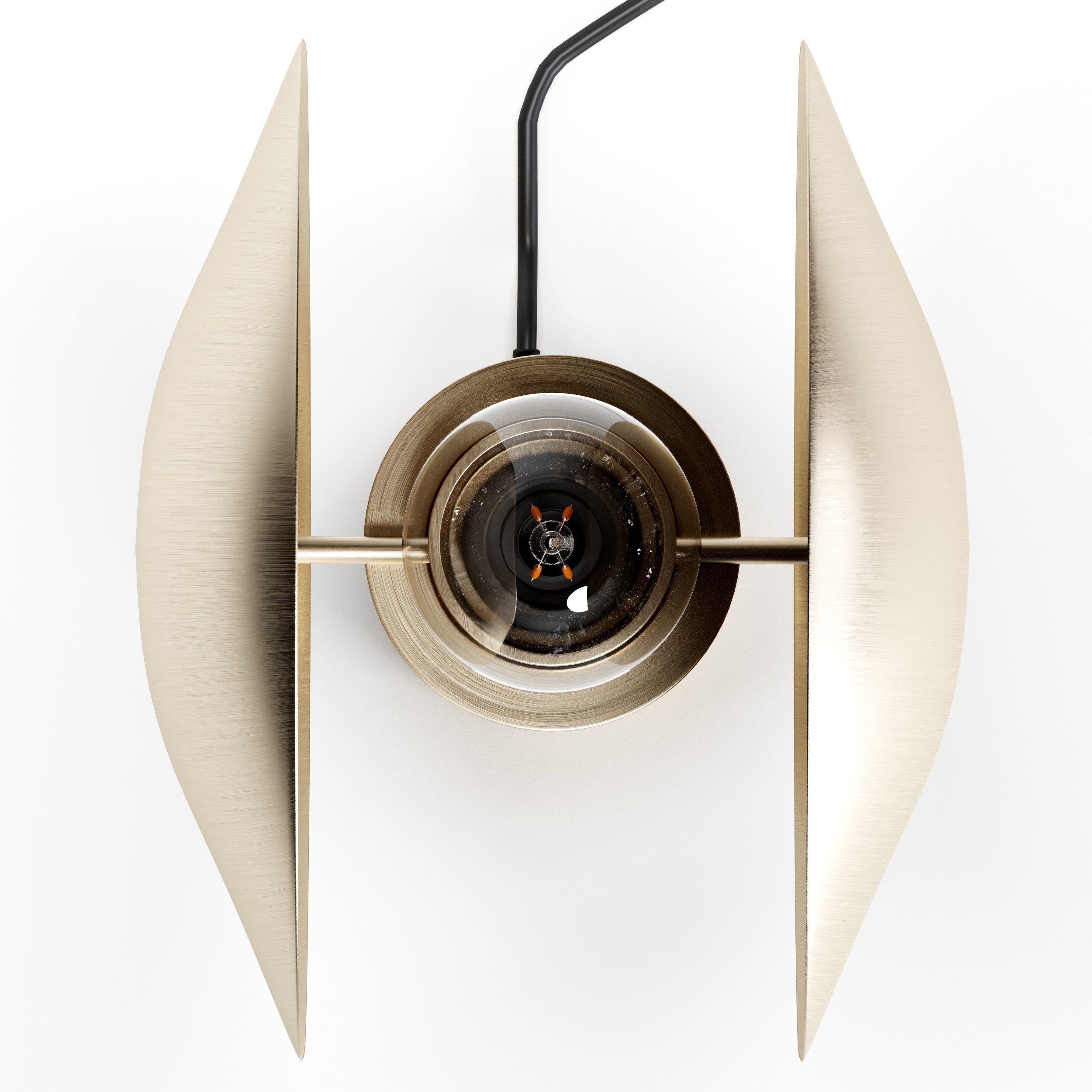 Clam Table Lamp 3D model_3