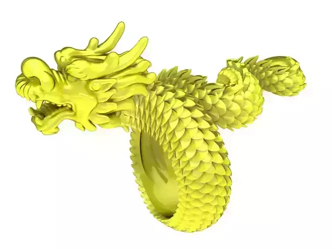 zodiac fengshui lucky dragon ring 4769