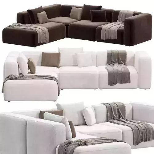 BASECAMP CHAISELOUNGE left Modular Sofa by makenordic 8