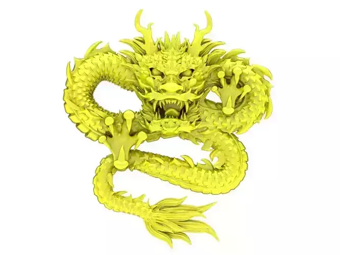 zodiac lucky dragon for pendant jewelry 4772