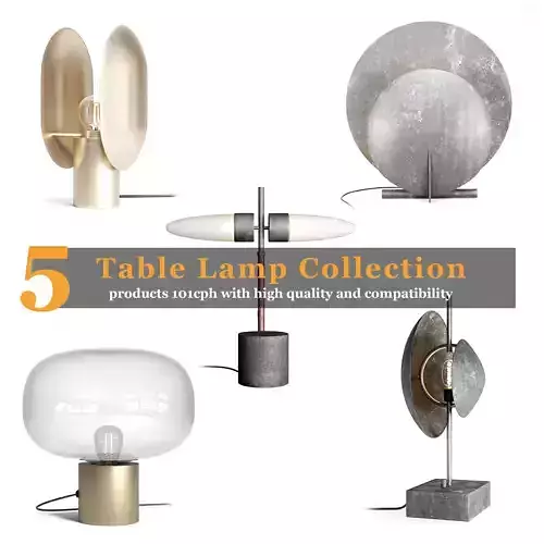 5 table lamp collection 