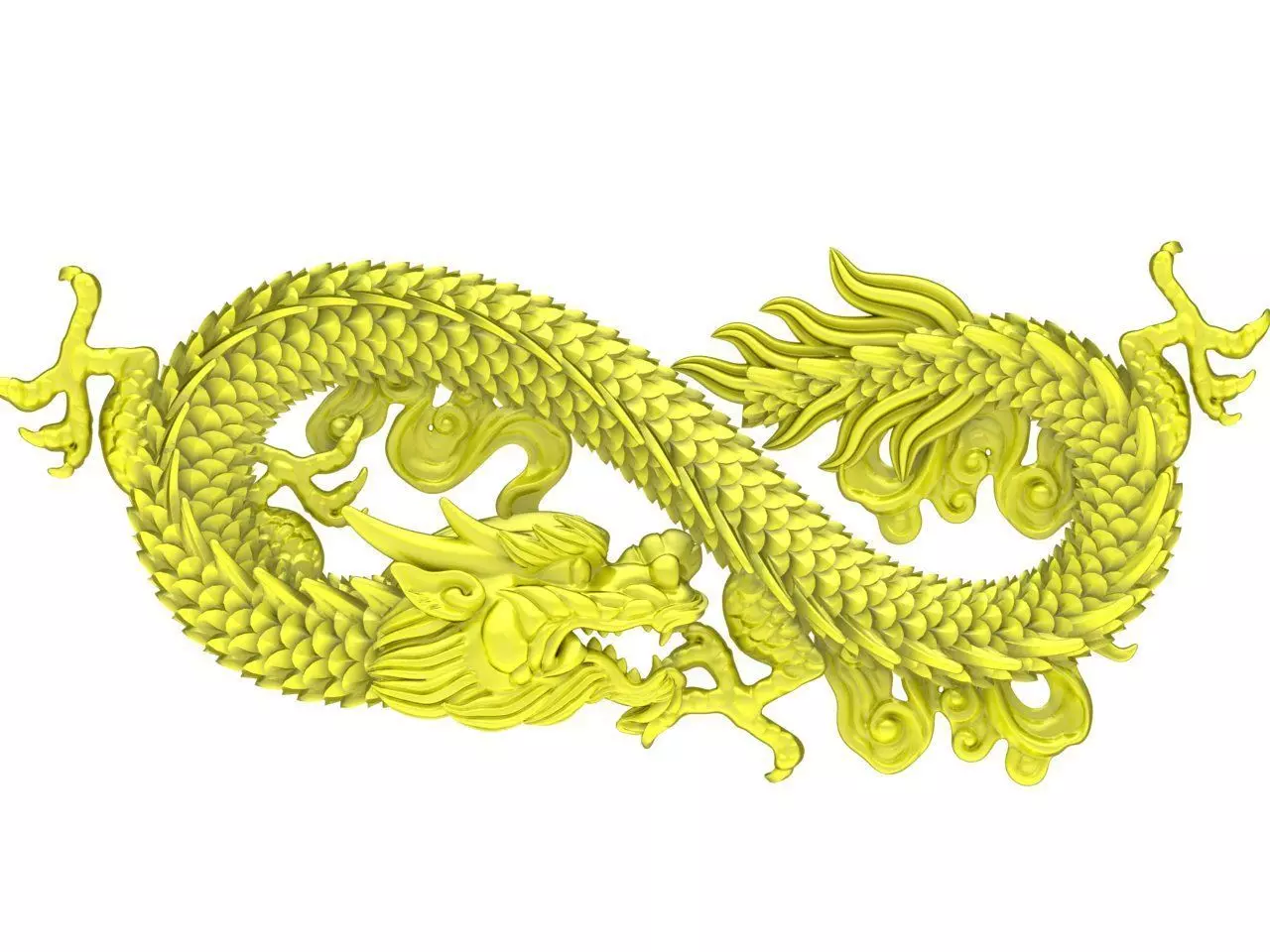 Infinity Dragon Jewelry Model 4774 3D print model
