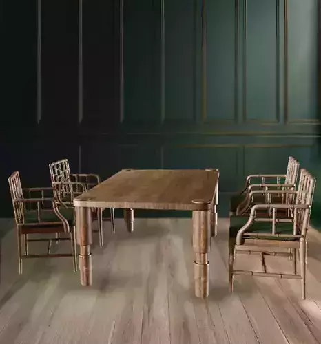 Asian Inspired Dining Set - Restaurant or Residential