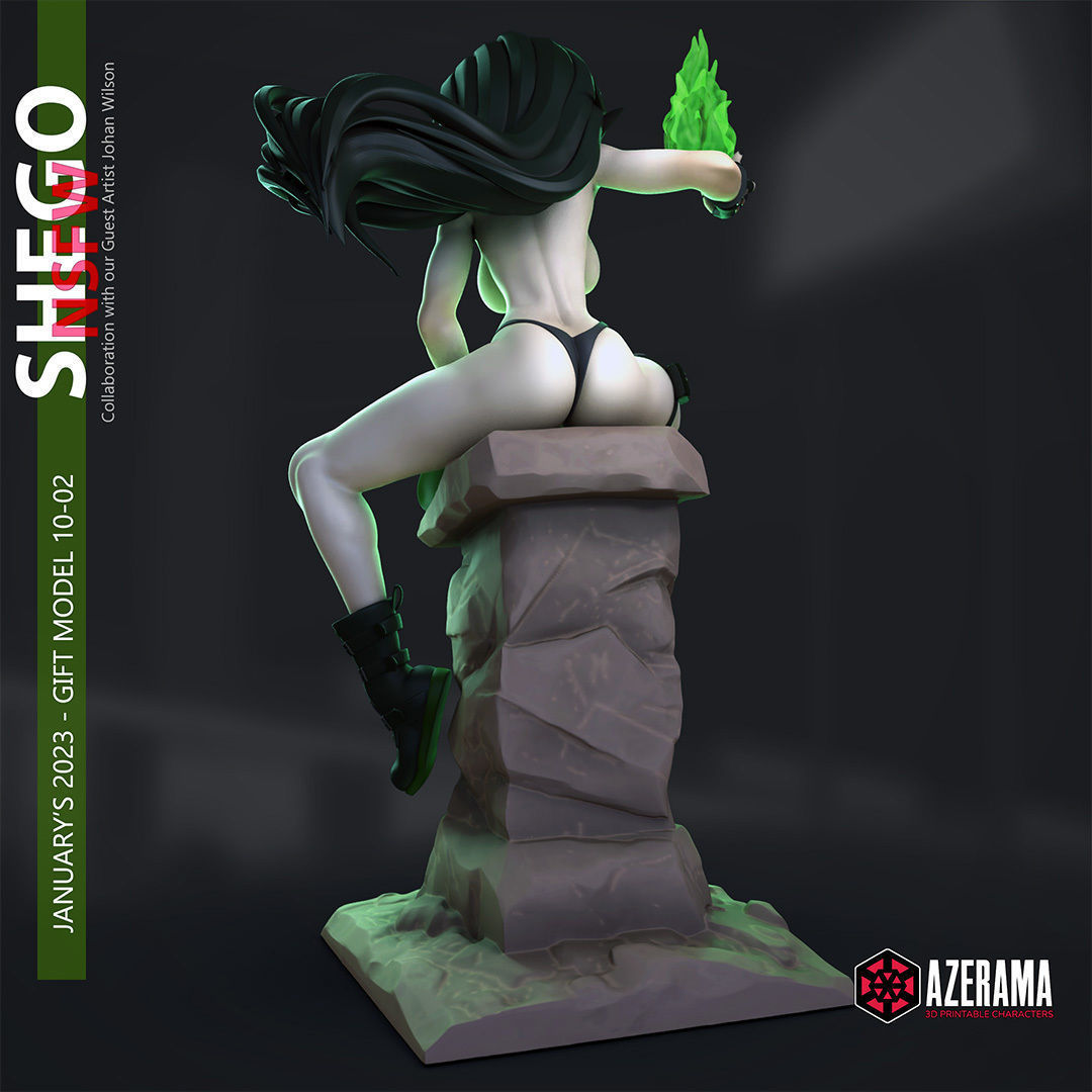SHEGO NSFW STL READY FOR 3D PRINTING 3D print model_2