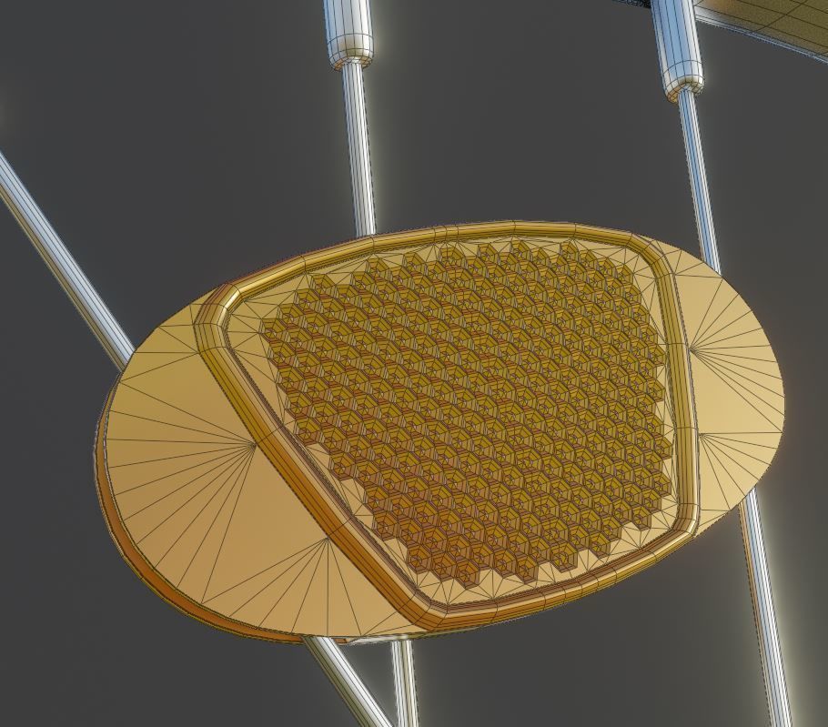 Wheelchair Wheel with Procedural PBR Material Setup 3D model_3