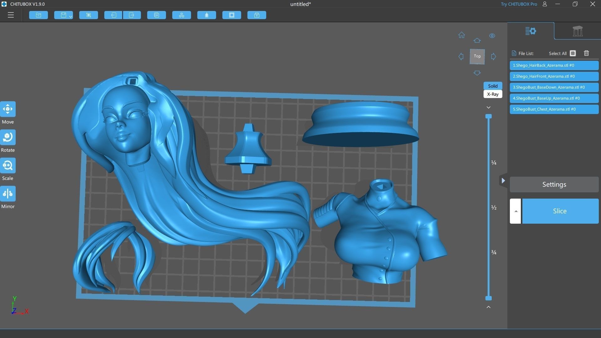 SHEGO BUST FOR 3D PRINTING 3D print model_2