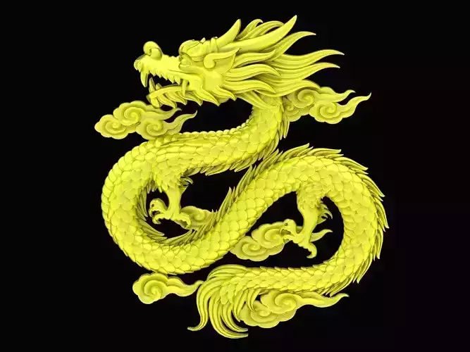 Luxury Zodiac Chinese Dragon Pendant Jewelry 4775 3D print model
