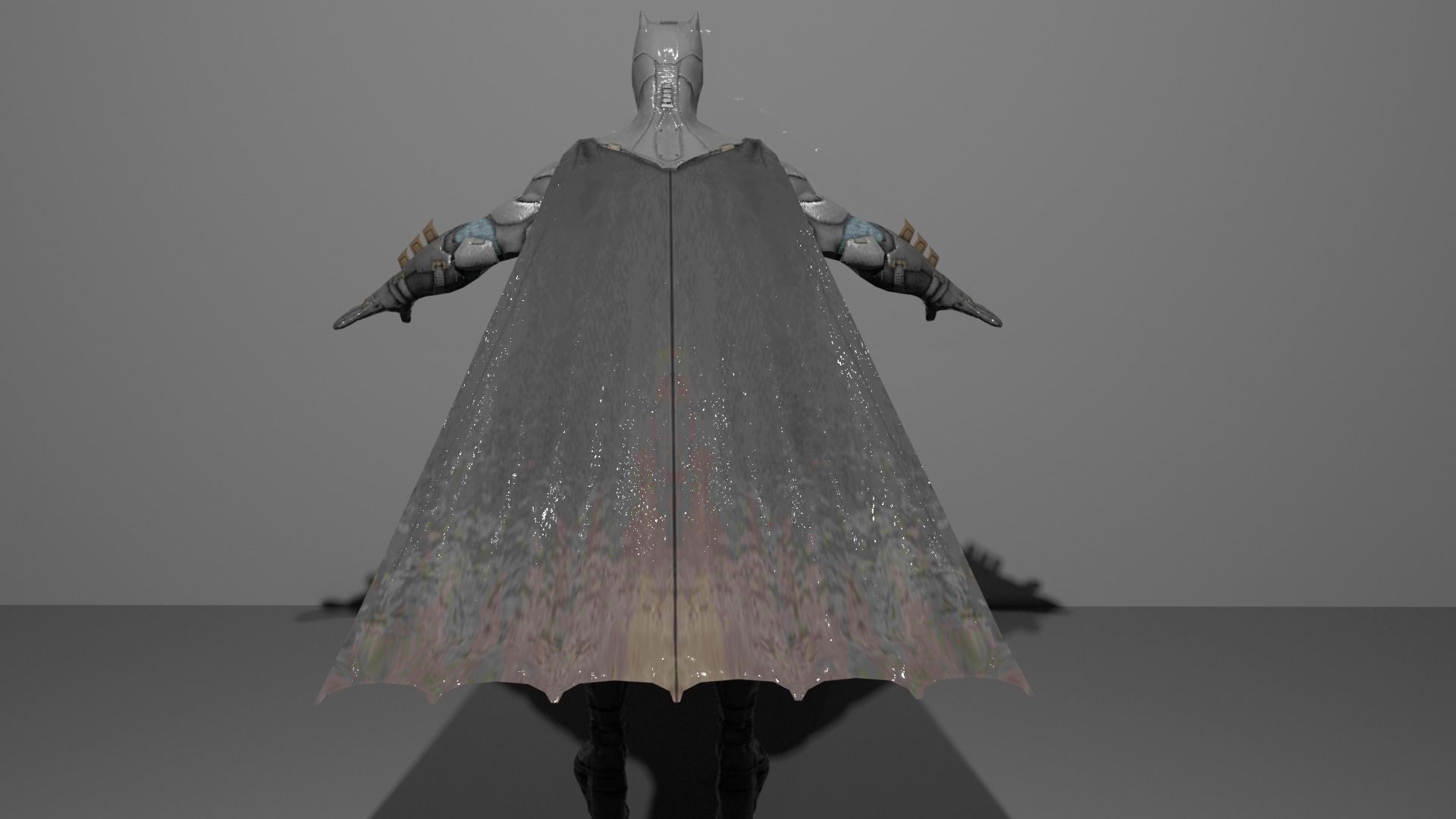 Batman in knight costume 3D model_4