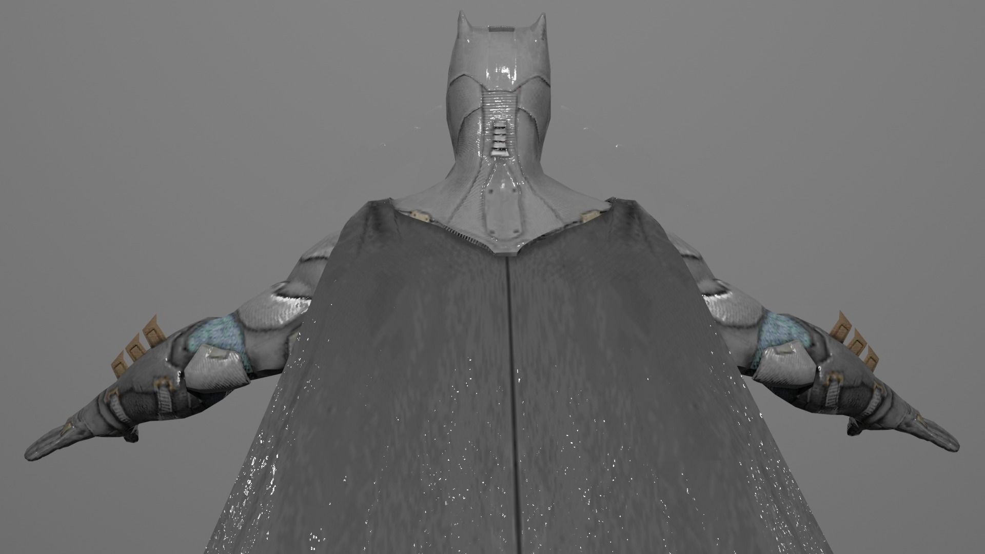 Batman in knight costume 3D model_5