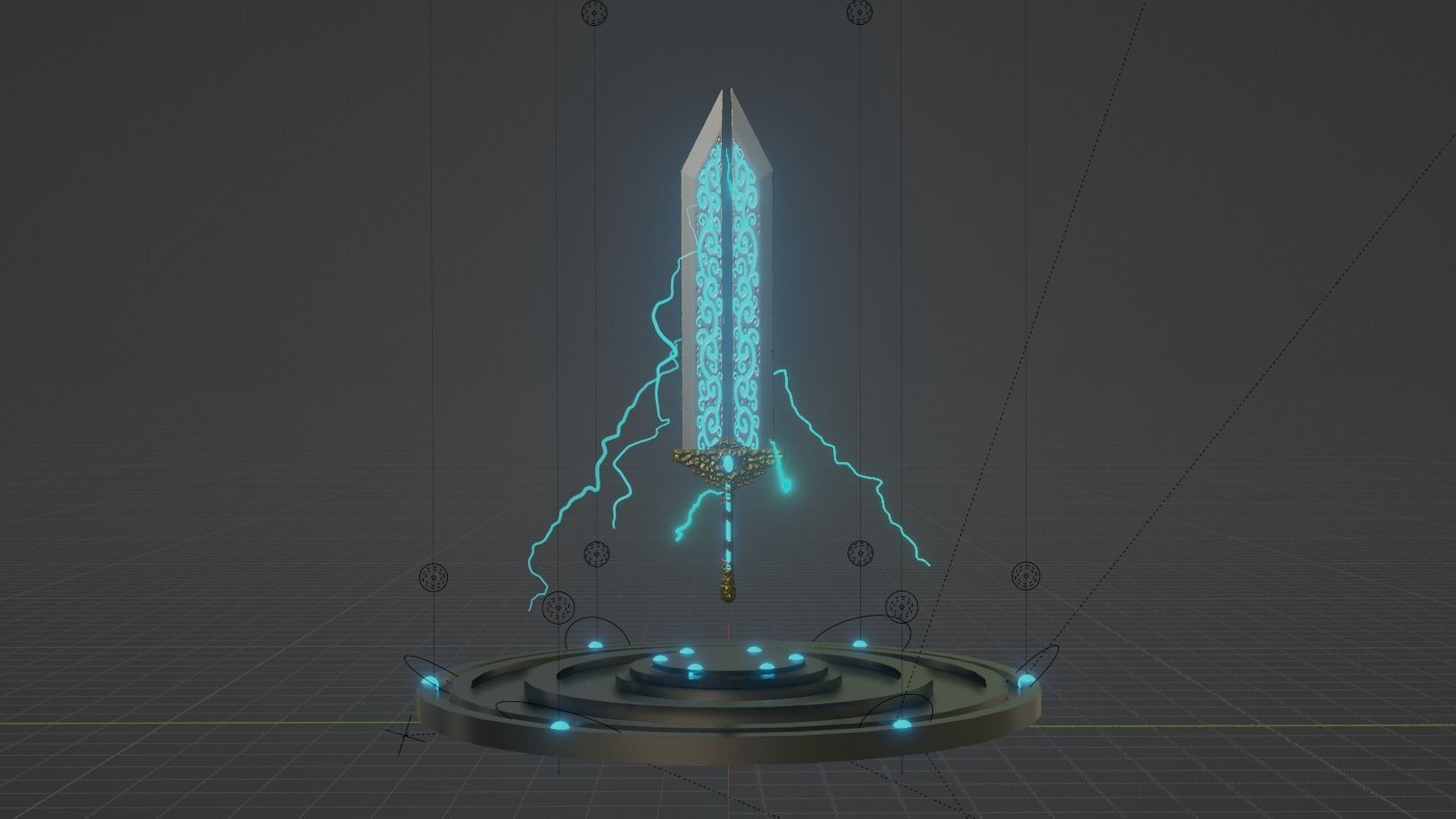 Blade Of Thunder 3D model_1