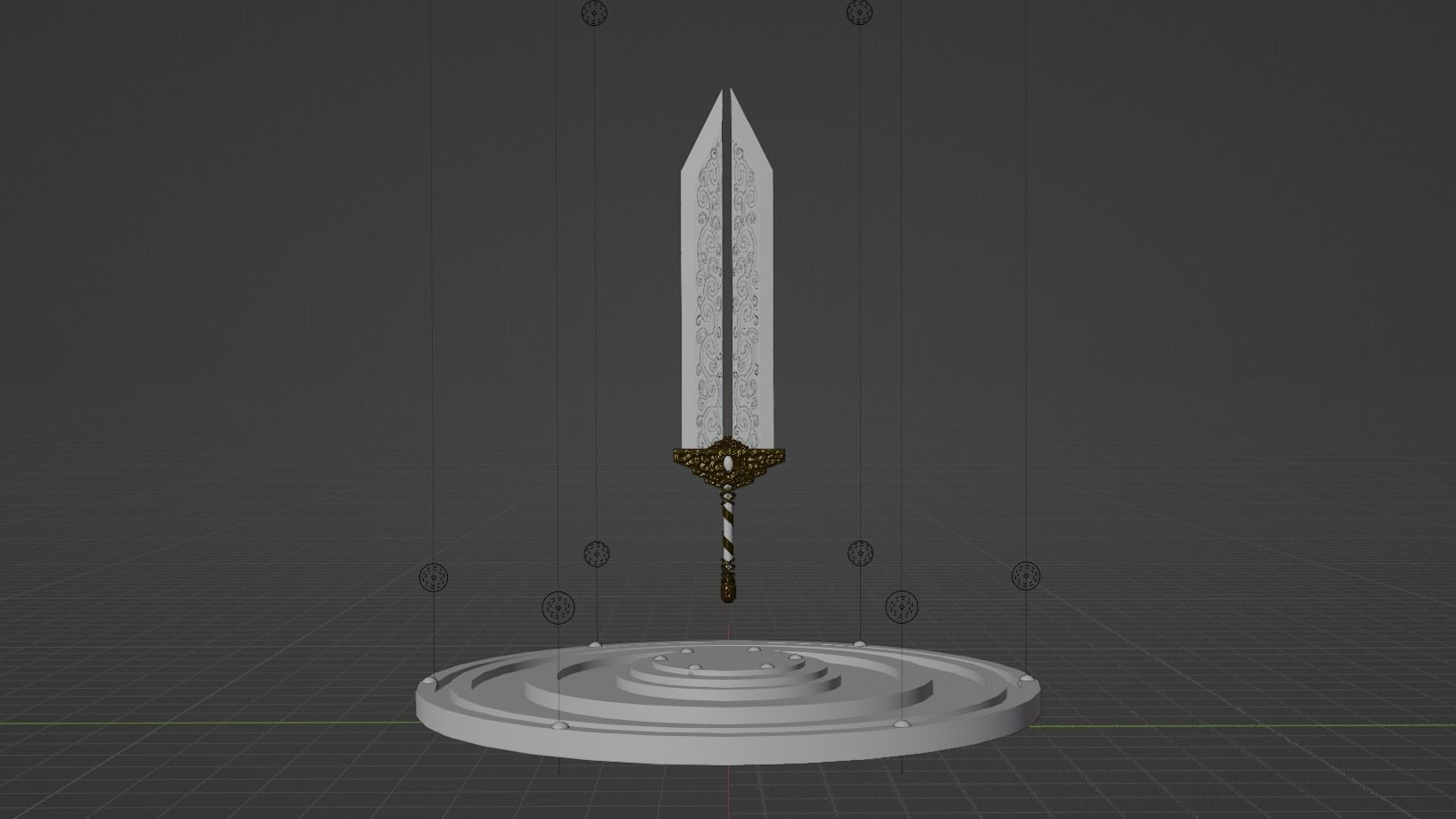 Blade Of Thunder 3D model_5