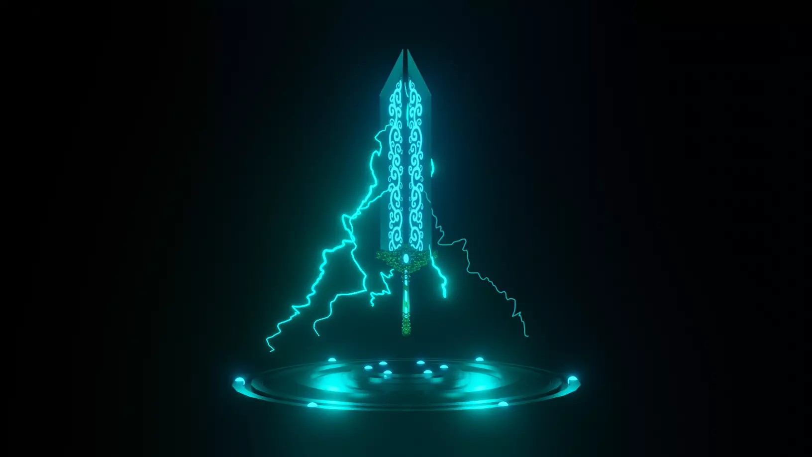 Blade Of Thunder 3D model_0