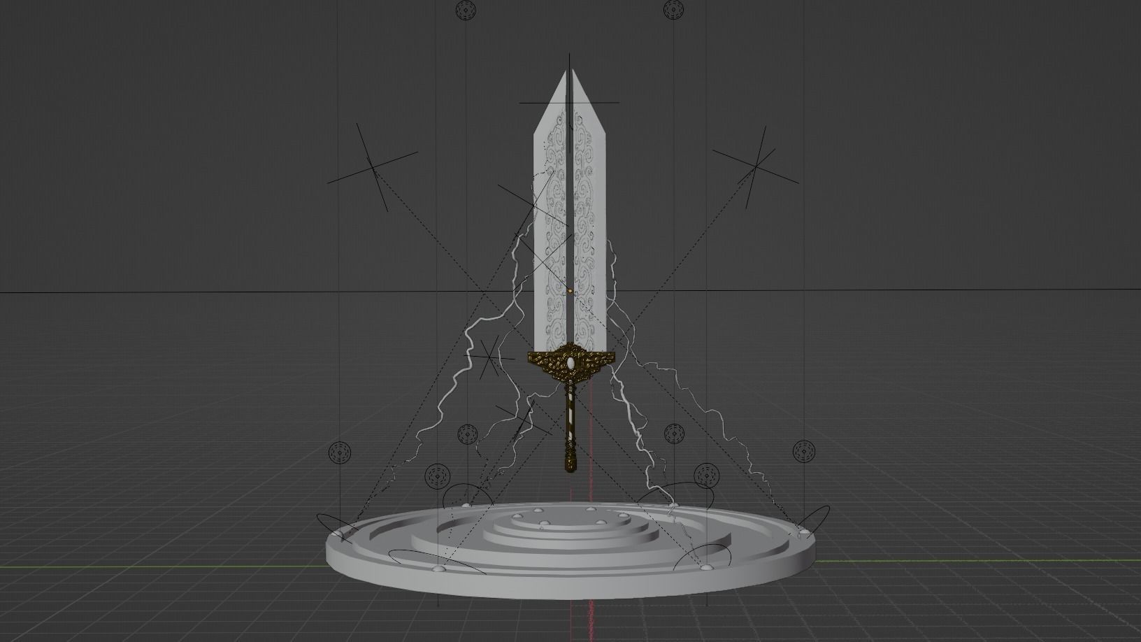 Blade Of Thunder 3D model_2
