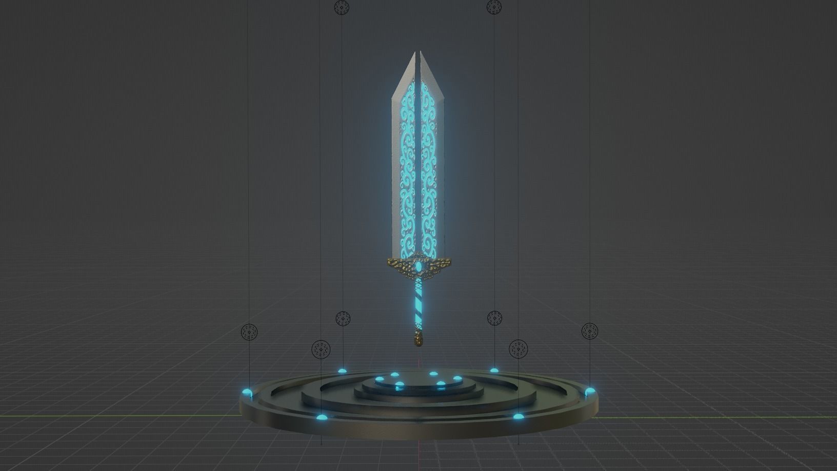 Blade Of Thunder 3D model_4