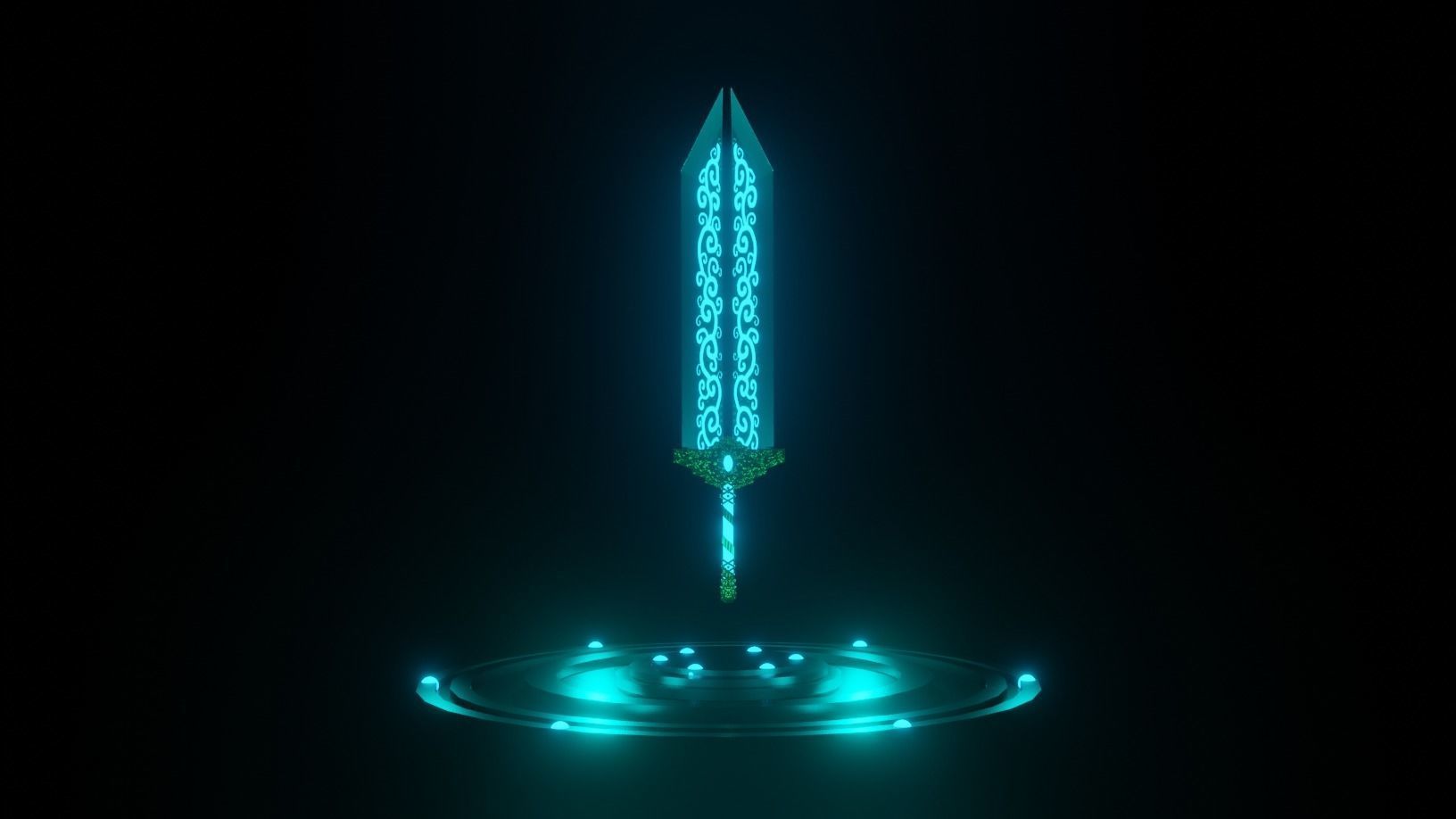 Blade Of Thunder 3D model_3