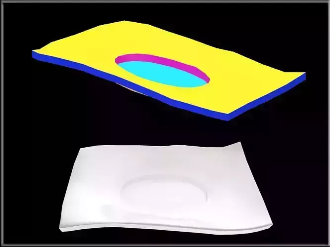 Dish Special Shape Low-poly 3D model