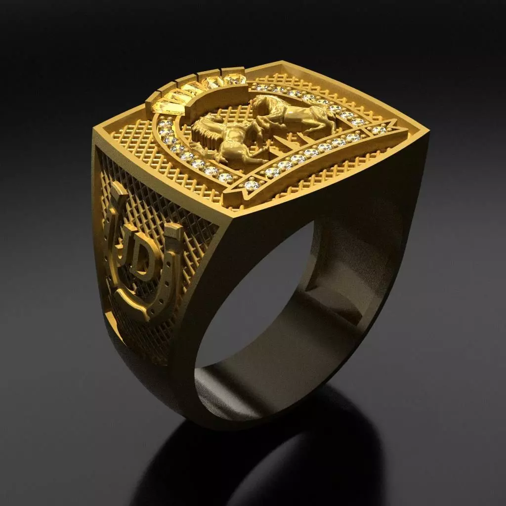 Horse Ring 3D print model