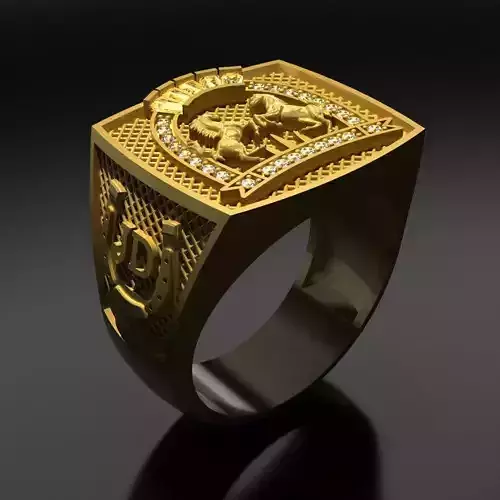 Horse Ring  3D print model