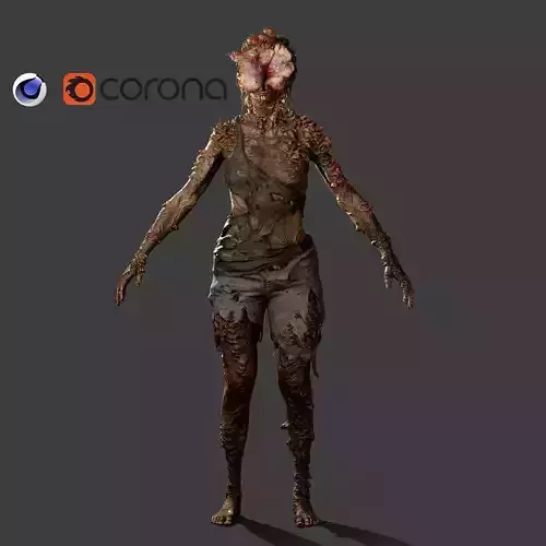 CLICKER - THE LAST OF US 2 - TLOU 2 CINEMA 4D - CORONA RENDERER 3D model
