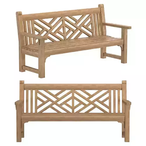 CHIPPENDALE BENCHES 3D model