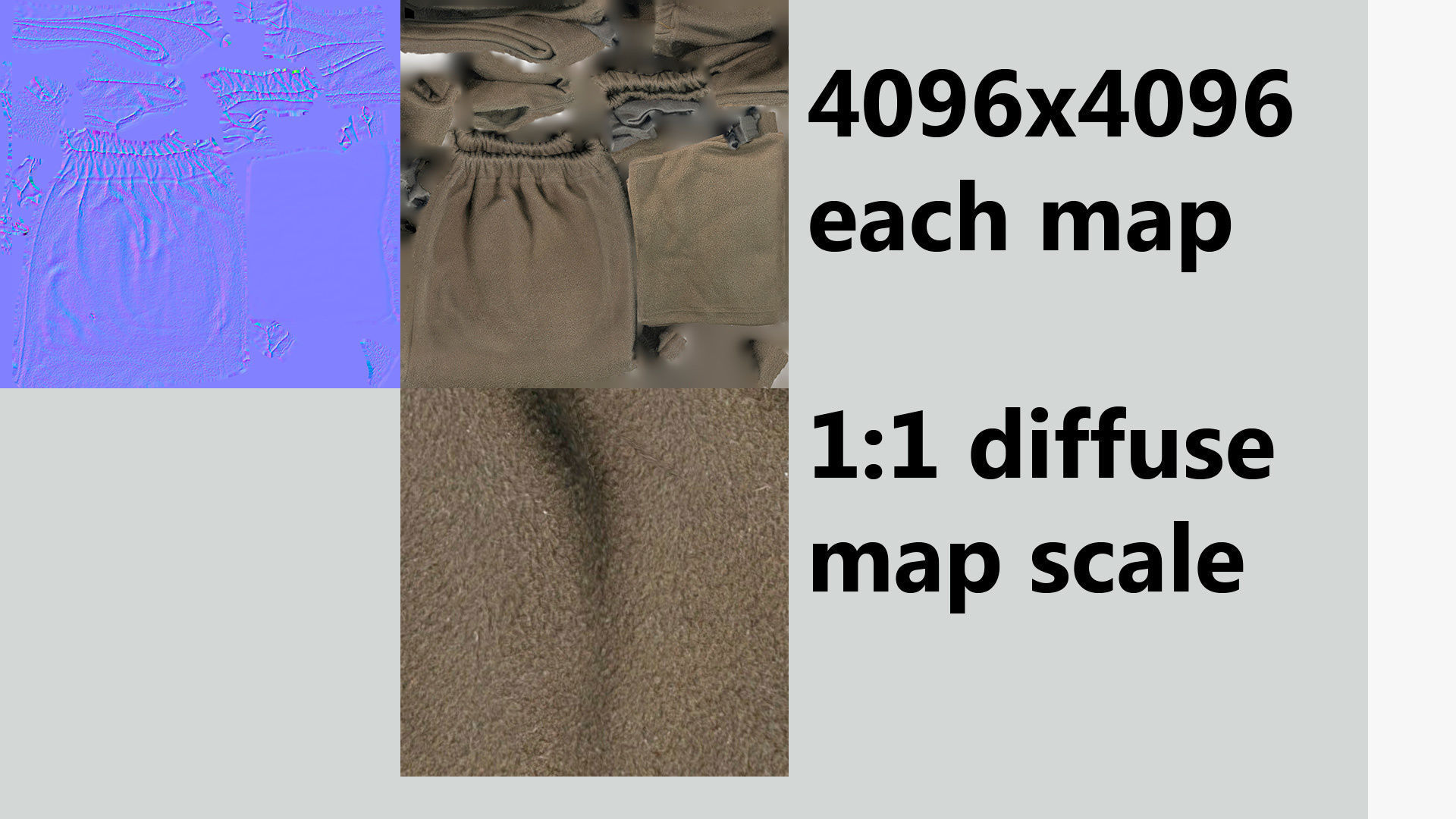 Green folded fleece pants household items wardrobe 3D model_7