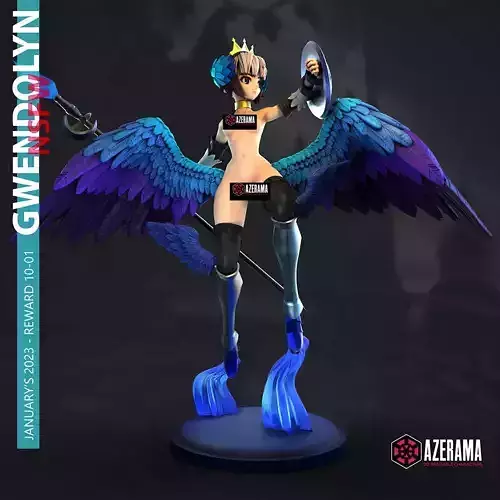 GWENDOLYN NSFW STL READY FOR 3D PRINTING