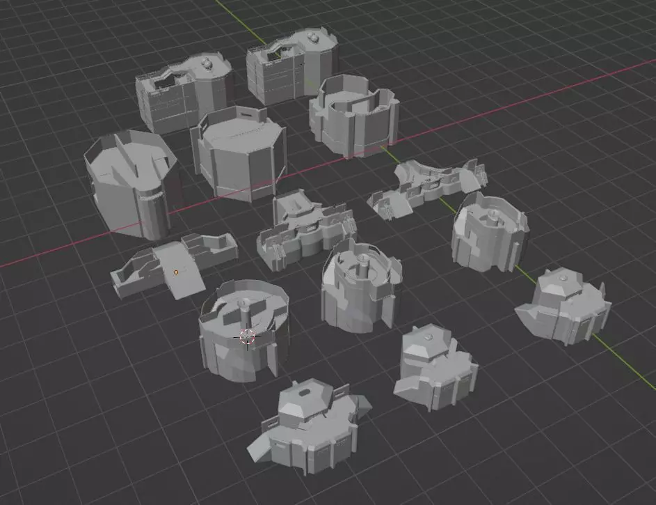 FPS Building Layouts 3D model_0