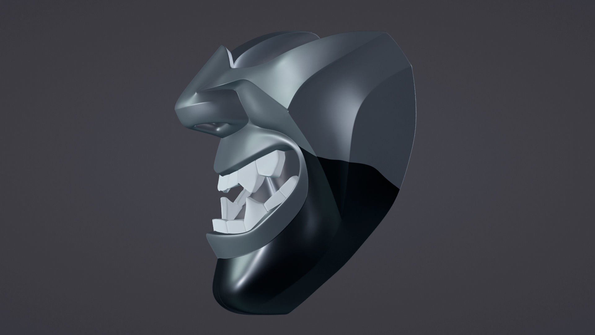HANNYA MASK 3D print model_7