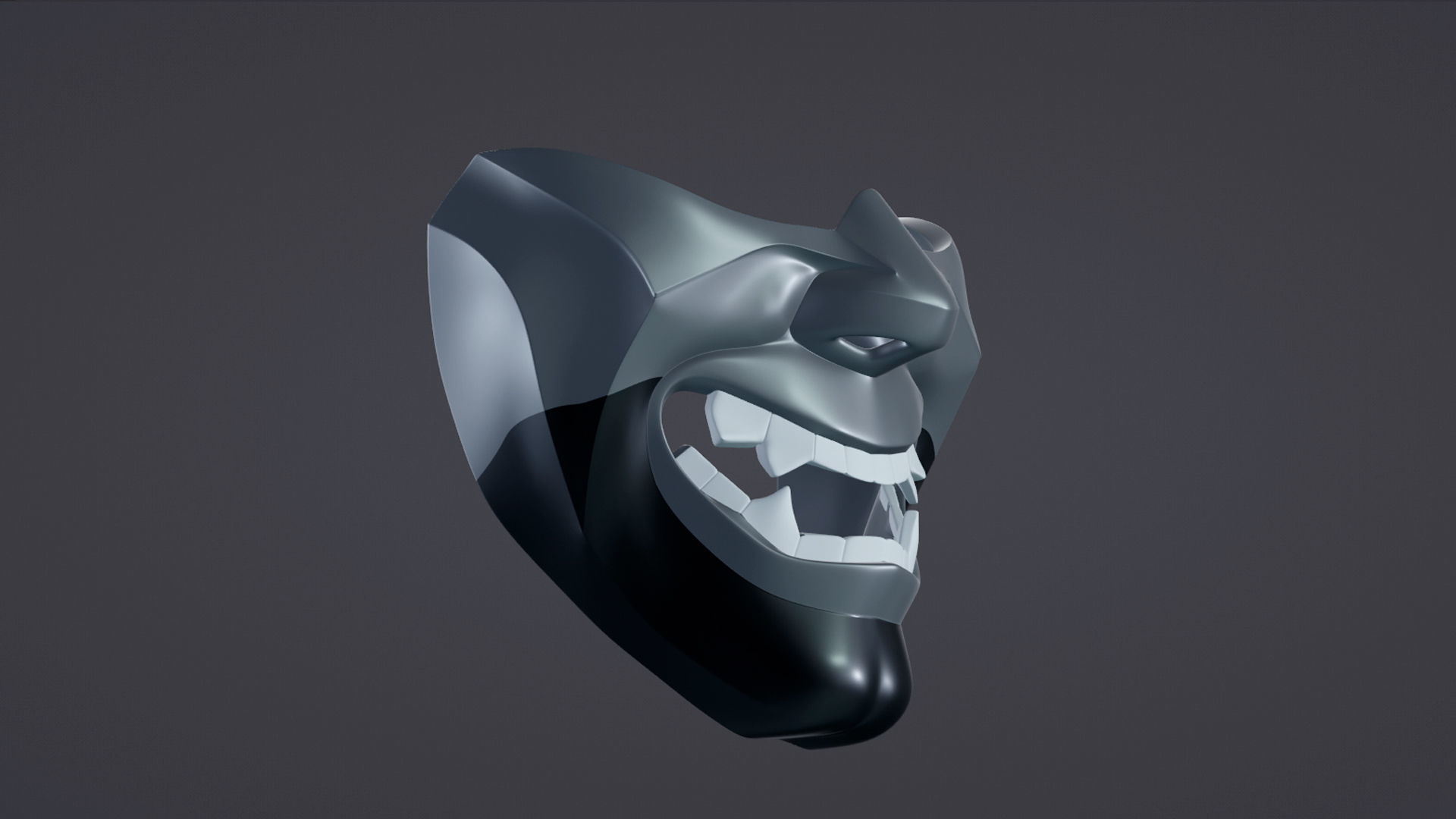 HANNYA MASK 3D print model_10