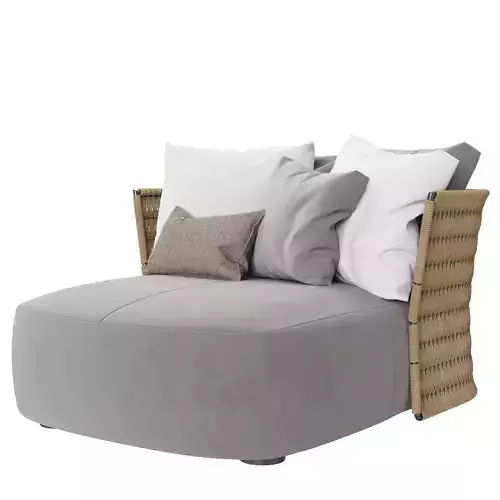 KAMARI CHAISE LOUNGE - ARTEFACTO 3D model