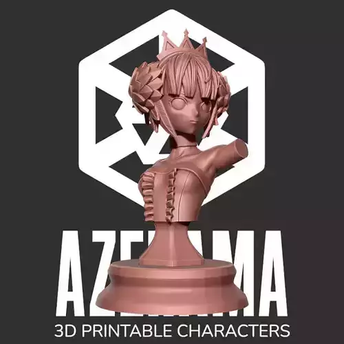 GWENDOLYN BUST STL READY FOR 3D PRINTING 3D print model