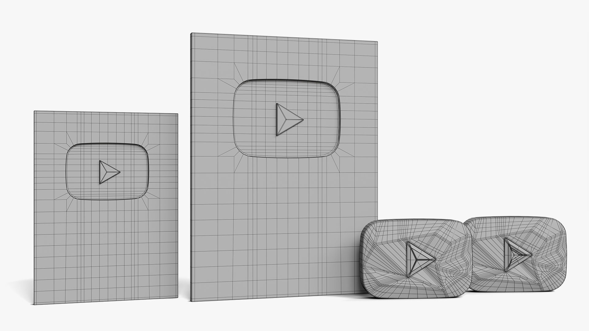 YouTube Awards 3D model_6