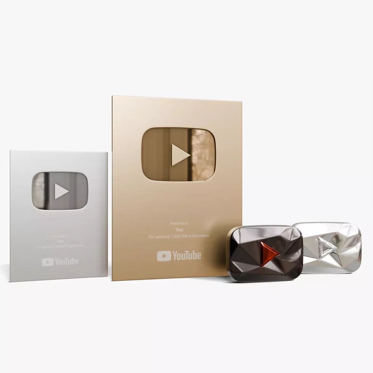 YouTube Awards 3D model_0