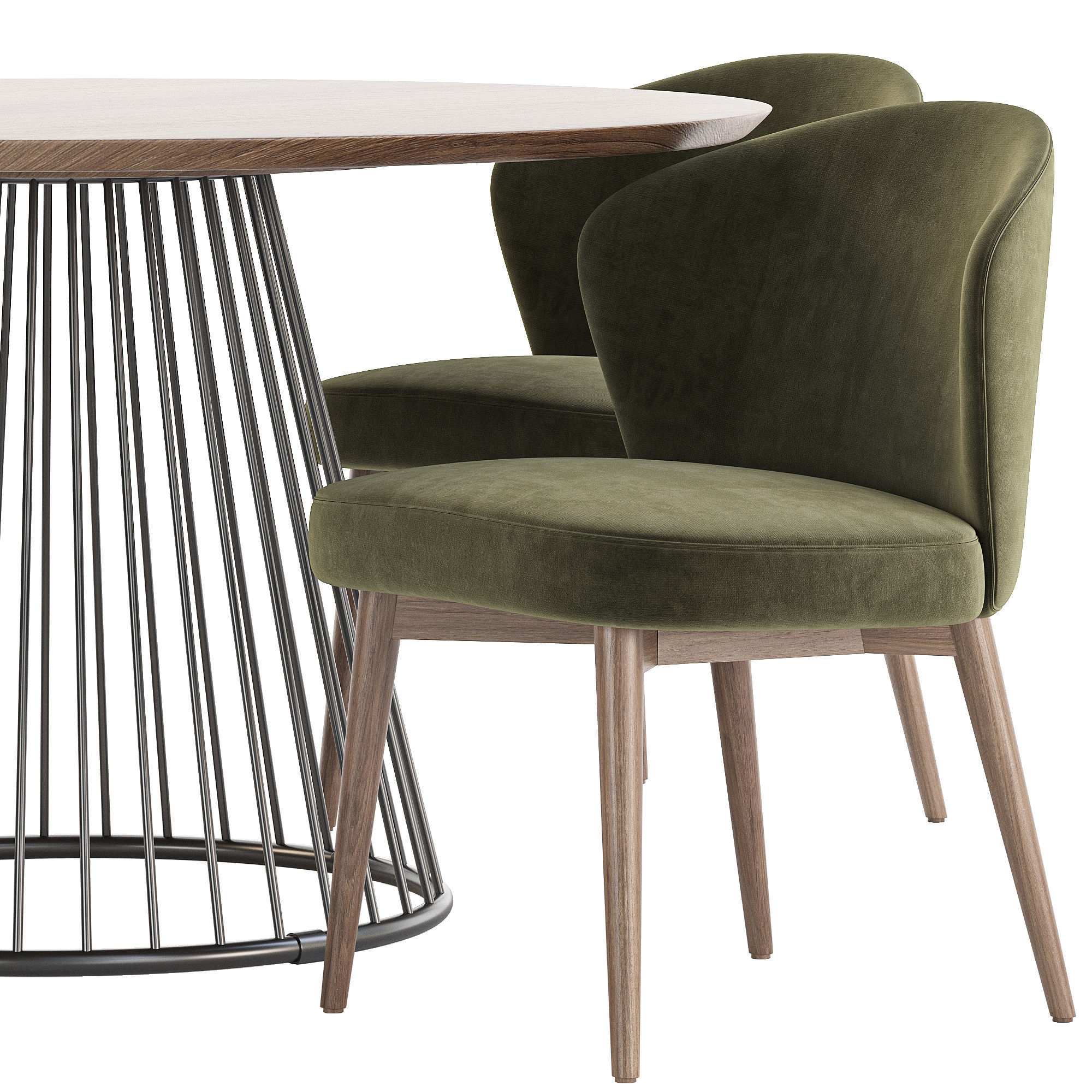 dining set 55 3D model_13