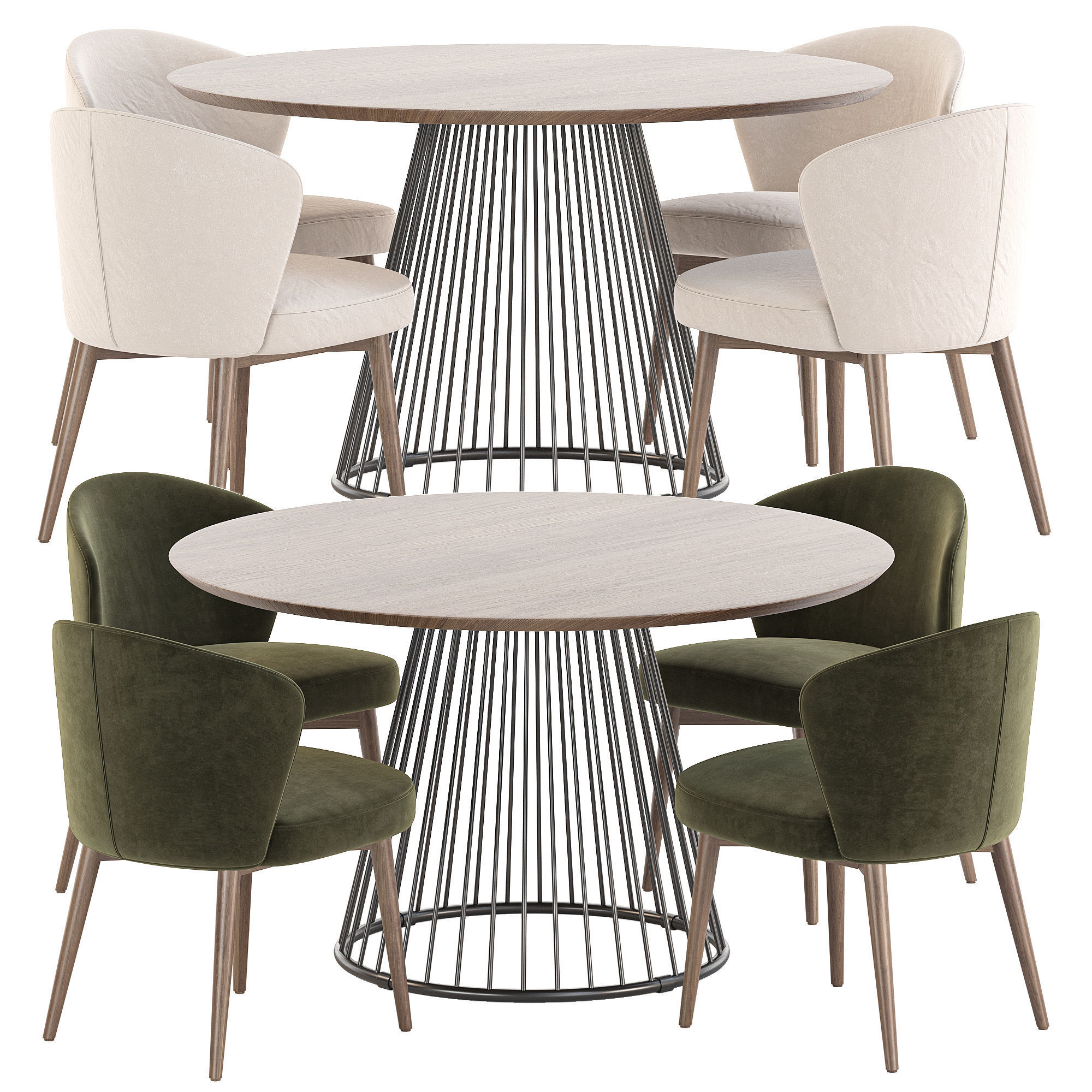 dining set 55 3D model_1