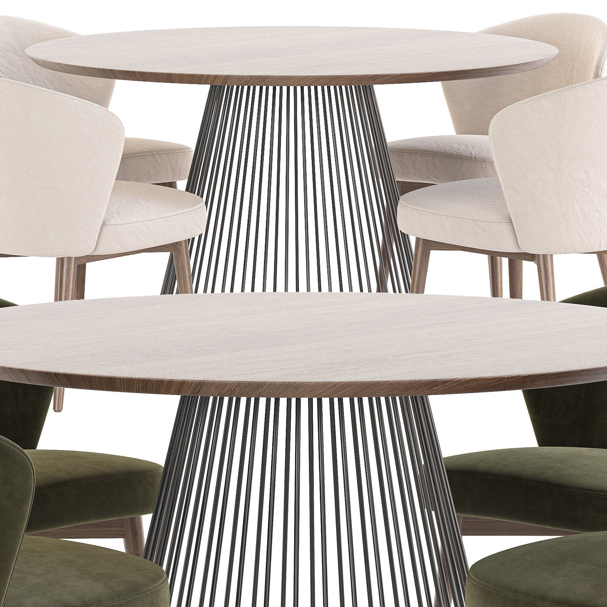 dining set 55 3D model_5
